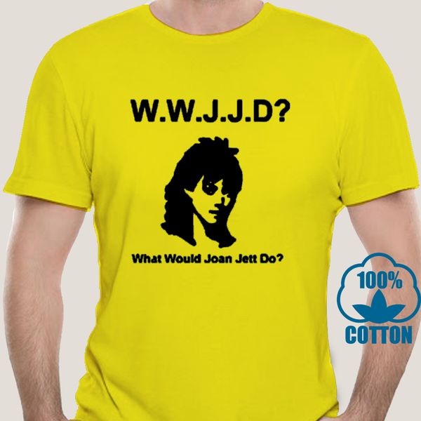 

0696d what would joan jett do t-shirt (worn by kathleen hanna bikini kill) men women fashion tshirt ing