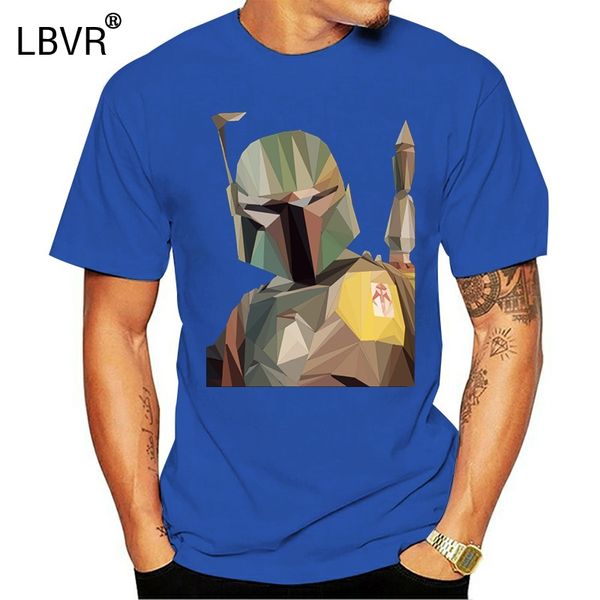 

low poly boba fett t shirt print short sleeve s-xxxl unique graphic authentic summer style novelty shirt