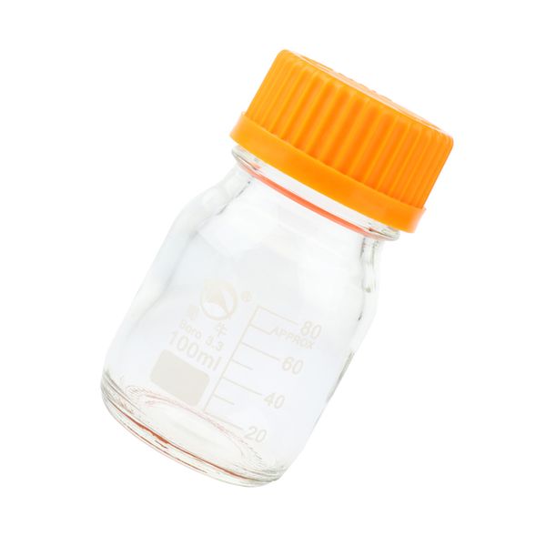 

laboratory reagent bottles, clear glass, wide mouth, 3.5oz/8.75oz/17.5oz/35 oz