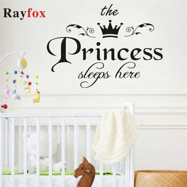 

party decoration princess room wallpaper euro-american wall sticker baby shower bedroom background home decor stickers art decals