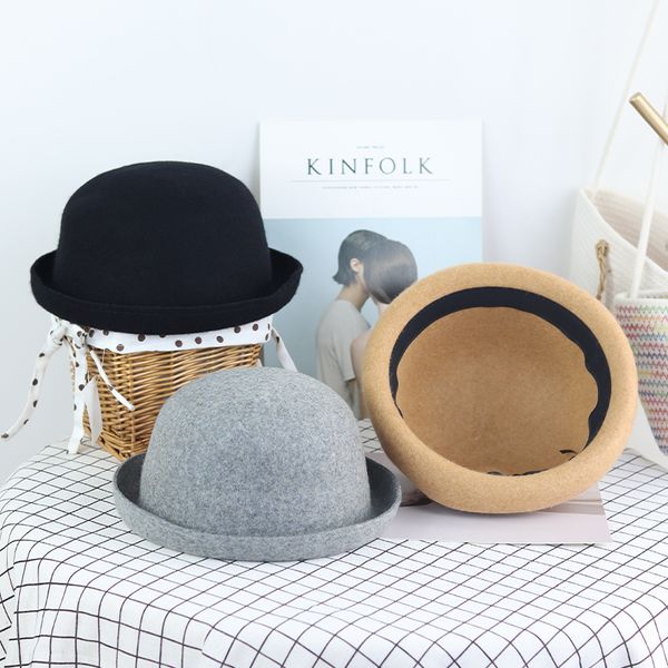 

весна и осень отдых всего матч дама круглого hat женщины шлемы платья коротких шляпы открытых моды, Blue;gray