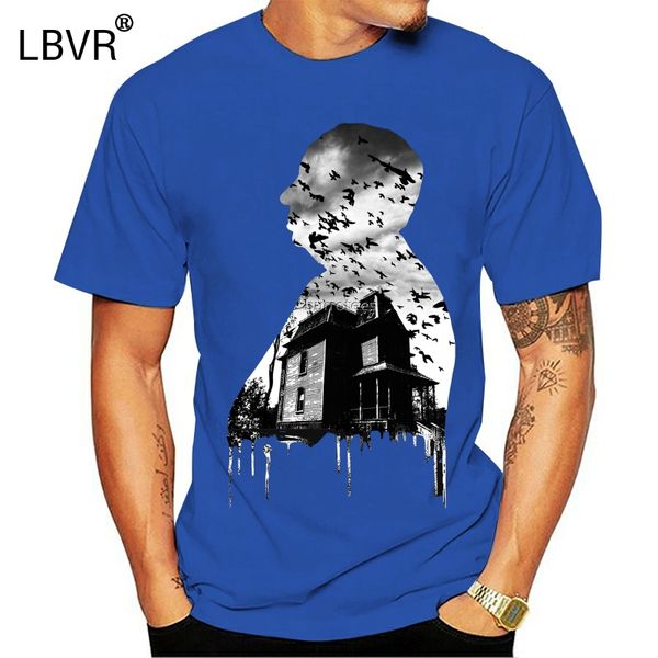 

alfred hitchcock collage men's black t-shirt fashion classic tee shirt