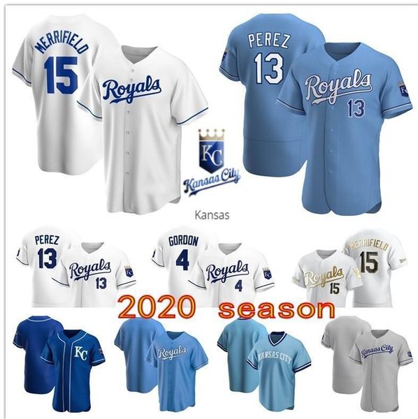 

royals джерси 33 ник дини джерси женщин никки лопес 36 крис оуингс 14 бретт филлипс 13 сальвадор перес 16 бо джексон бейсбола трикотажных из, Blue;black