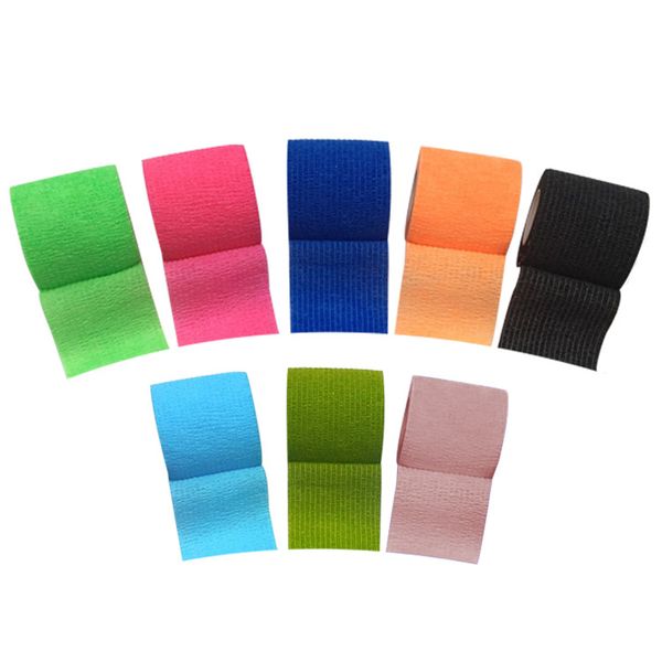 

2020 new self-adhesive elastic bandage first aid medical health care treatment gauze tape for outdoor camping, Black;red