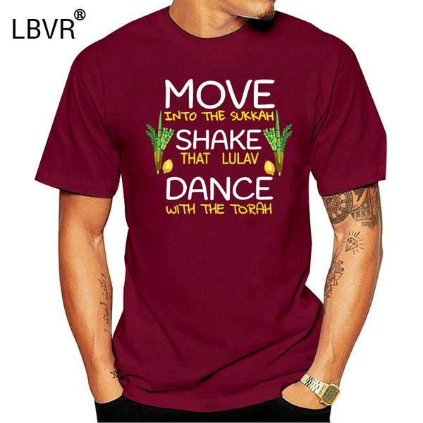 

sukkot sukkah four species dance with the torah jewish shirt cool t-shirt