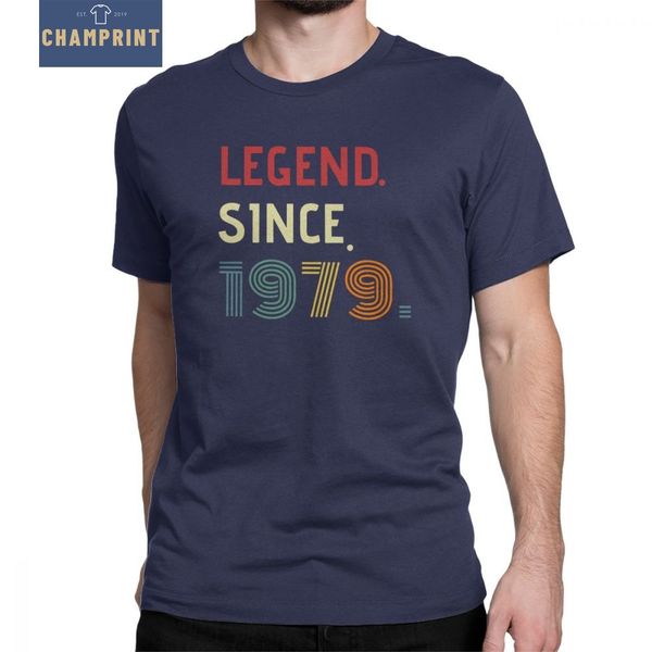 

40th birthday gift vintage 1979 t shirts man birthday gift awesome t-shirt crewneck cotton tees