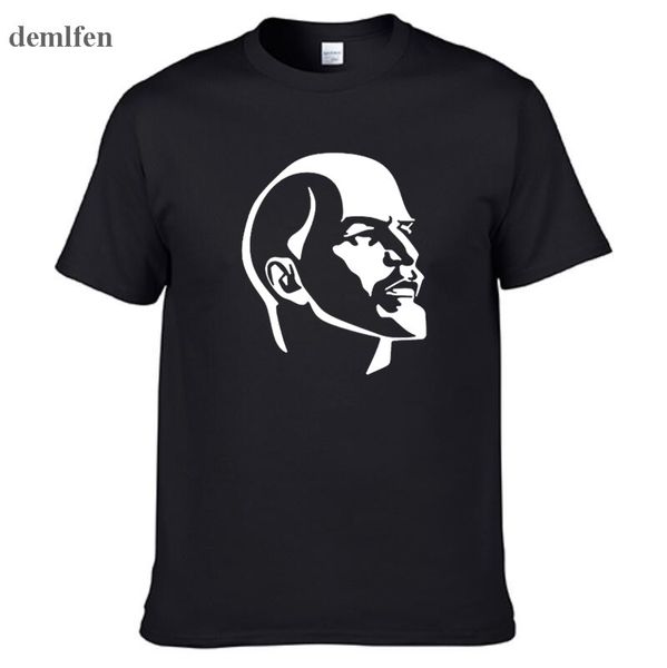

fashion russia lenin t shirt men summer short sleeve cotton o-neck tshirt men t-shirt cool tees