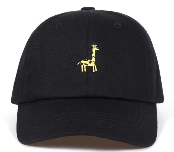 

new cartoon giraffe cotton embroidery baseball cap men women summer lovely adjustable dad hat hip-hop caps bone garros, Blue;gray