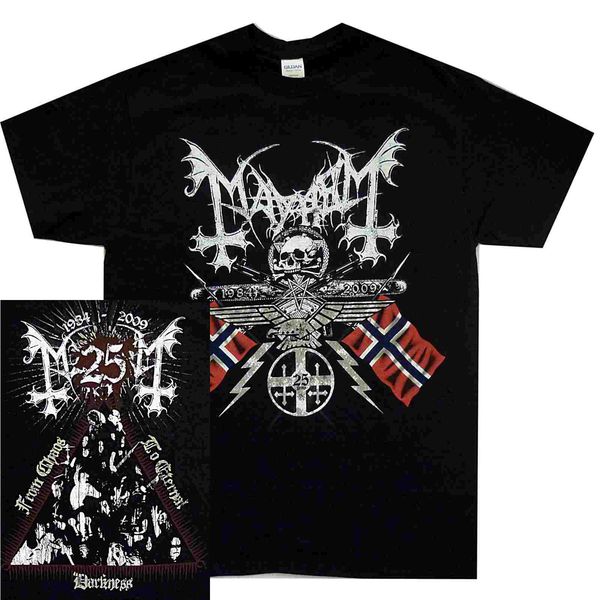 

mayhem 20 years coat of arms shirt s m l xl official t-shirt black metal tshirt