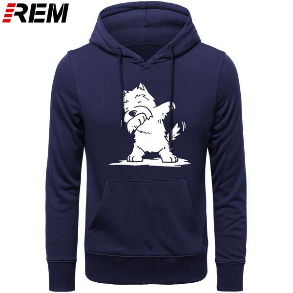

rem hoodies westie funny dabbing west highland white terrier dog male long sleeves beach fun plus size hoodies, sweatshirts