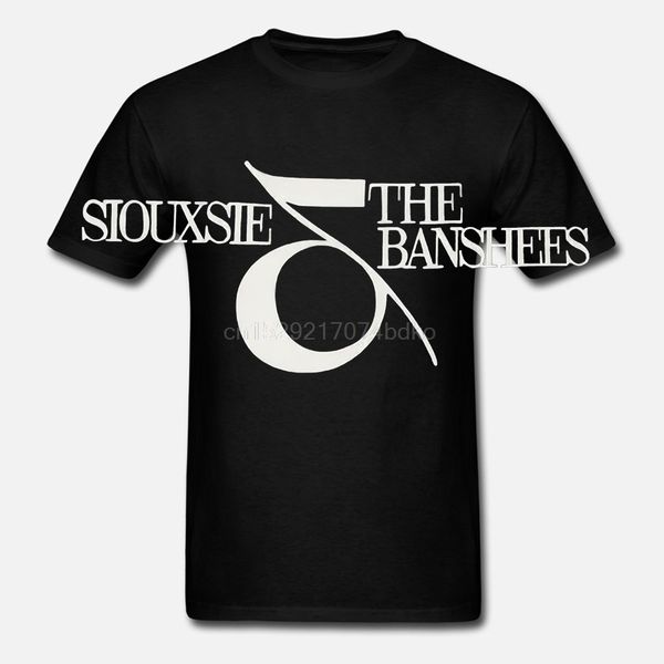 

siouxsie and the banshees sioux face post men black t-shirt