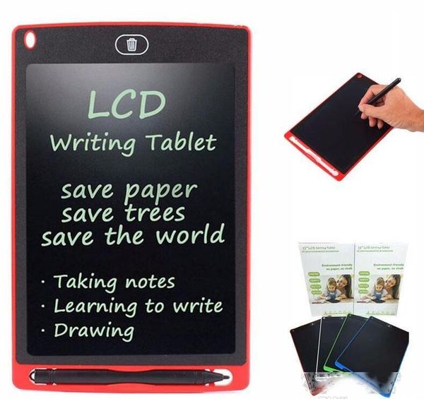 

8.5 inch lcd writing tablet drawing electronic board blackboard handwriting pads gift for kids paperless notepad tablets memo upgraded pen