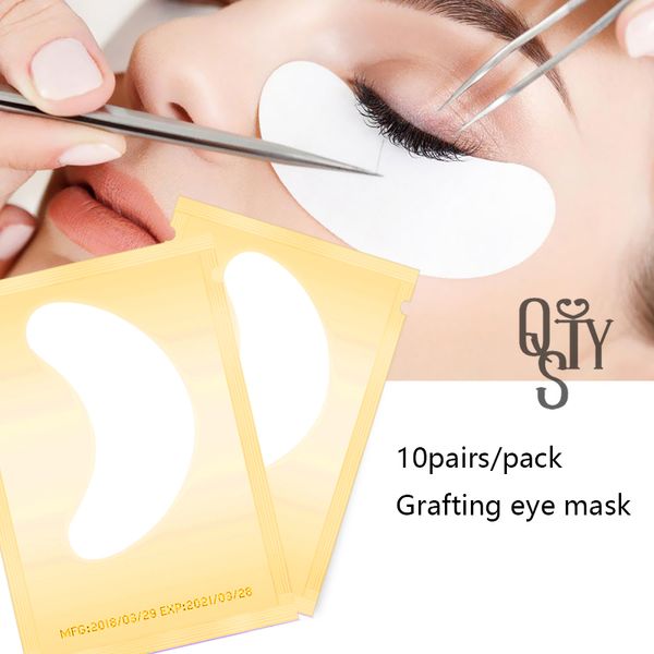 

false eyelashes 10 pairs of mascara gel patch grafting under the eye pad lash stick extension paper stickers makeup tools