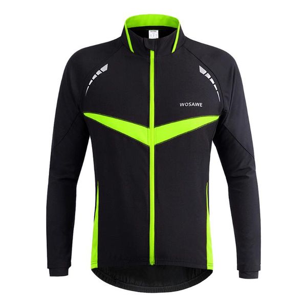 

bike bicycle winter cycling jacket windproof thermal warm up jerseys long sleeves outdoor sportswear, Black;red