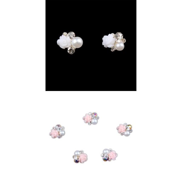 

яркия 20pcs 3d nail art советы мода shimmer стразы сплав наклейка diy nail art аксессуары инструменты