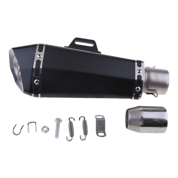 

черный 36-51mm мотоцикл глушителем труба съемного глушитель street bike