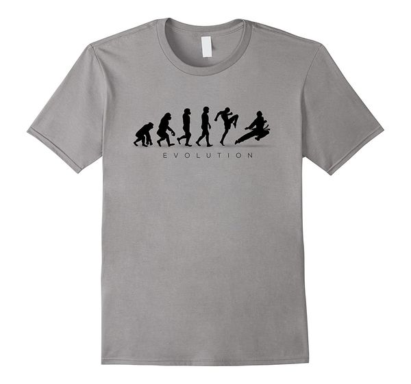 

2020 fashion evolution of humans in martial artser t-shirt t-shirt