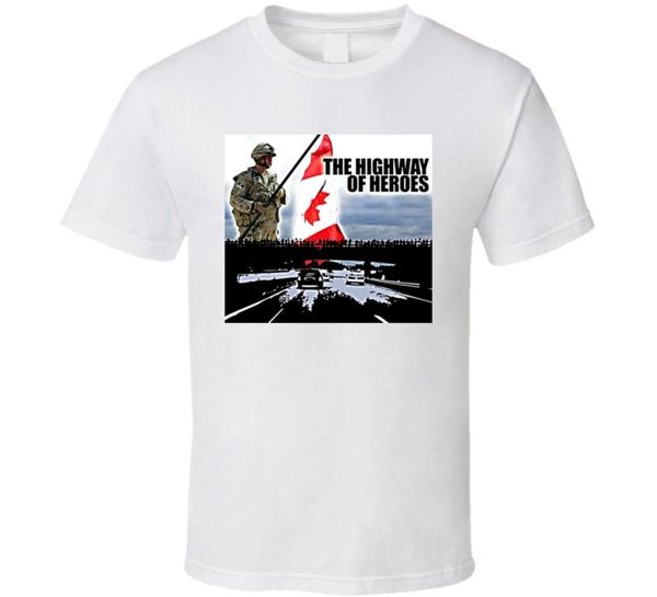 

2019 male selling highway of heroes soldier t shirt summer tee shirt