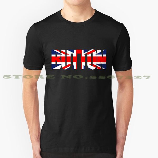 

дженсон баттон - union jack summer смешно тенниска для мужчин, женщин