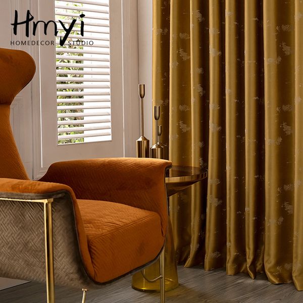 

curtain & drapes solid curtains for living room luxury modern window blackout the bedroom rideaux shading 90%