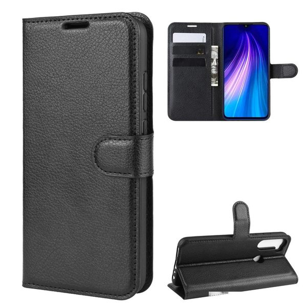 

lychee litchi wallet leather stand cover phone cases case for xiaomi a3 9 pro cc9e se 7a redmi note 8 7 k20 pro