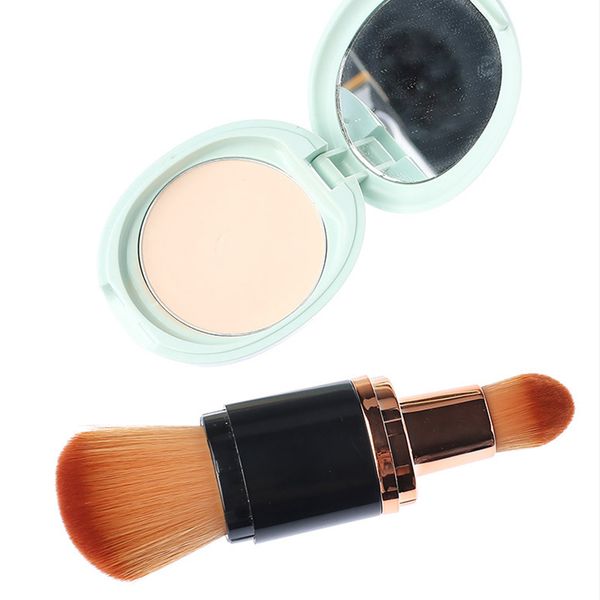 

double-end cosmetic brush professional makeup brush retractable makeup loose powder foundation blushes pro