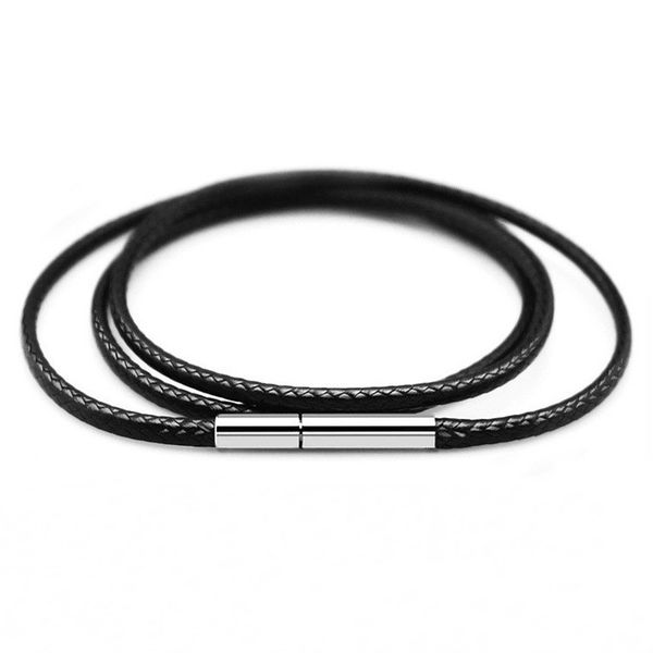 

bracelet titanium steel grain buckle leather steel buckle 1.5mm rope finished necklace hundred pendant joining fahsion delicate, Golden;silver