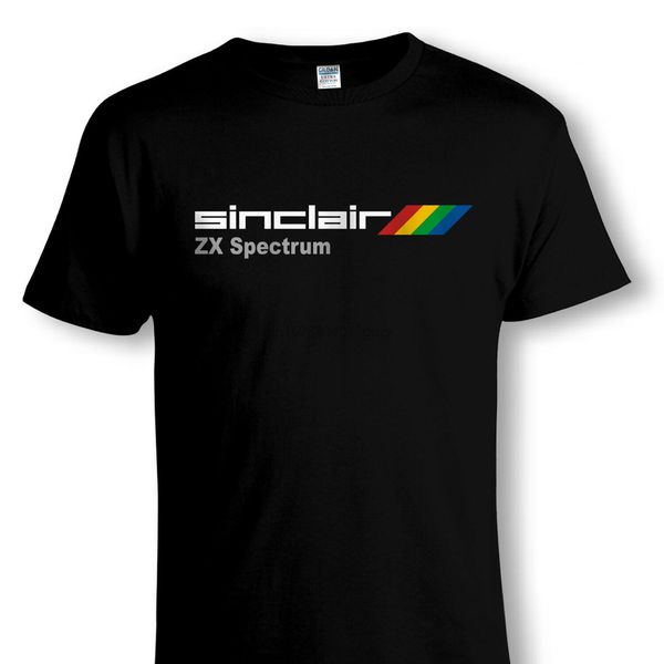 

saintclaire zx spectrum computer t-shirt - старинные ретро 80s видеоигры pc [c64