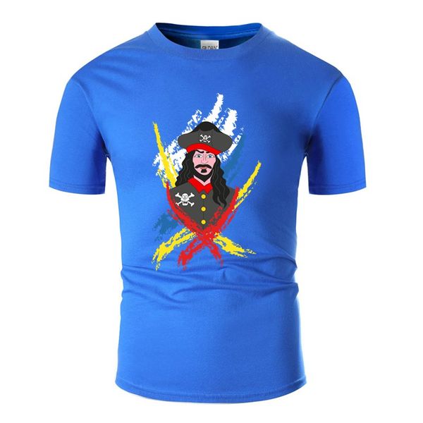 

print customized pirate t shirt for men natural gents novelty t-shirts 2020 short-sleeve camisas shirt pop tee