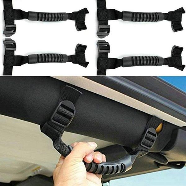 

a set roll bar grab handles grip handle strong durable suit for wrangler yj tj jk jk jl jlu sports sahara om 1995-2020