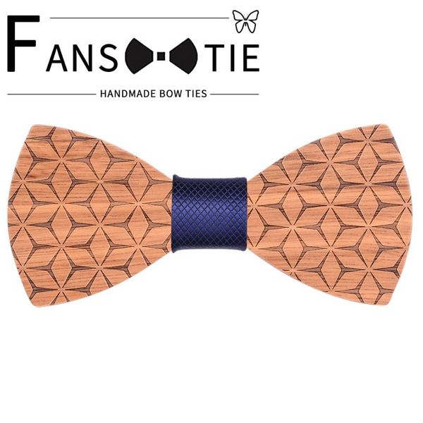 

fashion wooden bow tie accessory wedding party christmas gifts for mens wood carved bowtie neck wear suit men women garavat ties, Blue;purple
