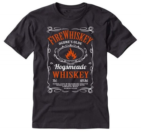 

fire whiskey hogsmeade plus size t-shirt
