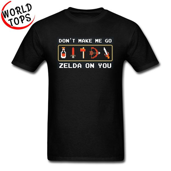 

zelda design t shirt game print new tshirts summer labor day tees slim fit crew neck pure cotton clothing shirt man