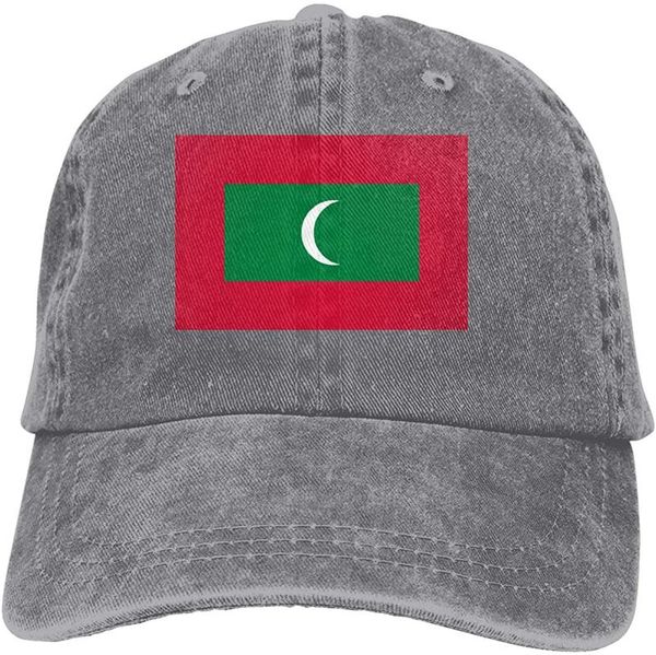 

maldives flag soft casquette cap vintage adjustable baseball caps, Blue;gray
