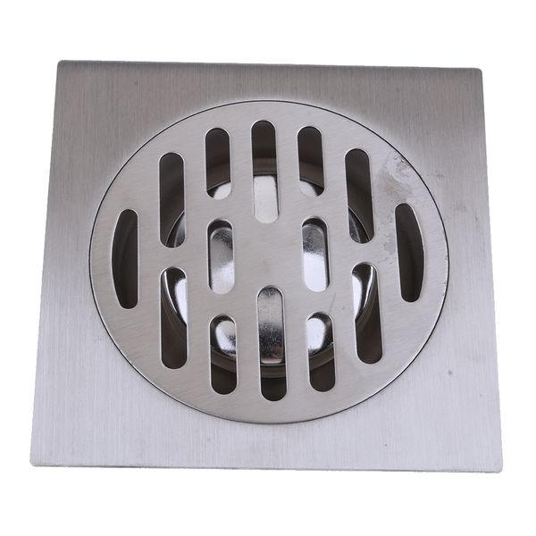 

stainless steel bathroom shower floor drain waste grate waste drain 10x10cm