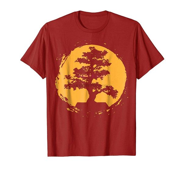 

brand men shirt bonsai tree zen meditation peace balance tshirt