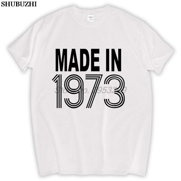 

made in 1973 (40th birthday) joke t-shirt men brand t shirt t male tees sbz5672