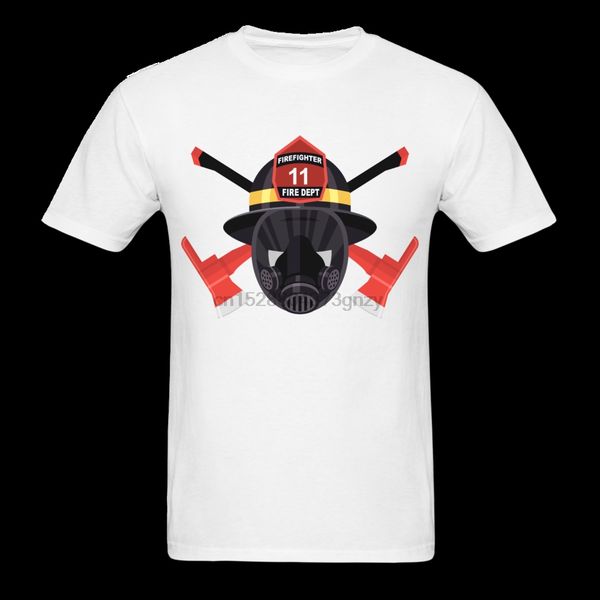 

firefighter helmet mens t-shirt