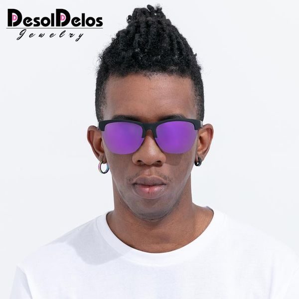 

sun semi-rimless mirror desoldelos sport polarized men women glasses for driving sunglasses eyewear classic uv400 ekhne