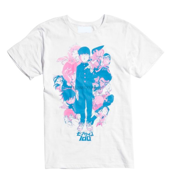 

men t shirt fashion summer printed mob psycho 100 shigeo pointing casual funny t-shirt novelty tshirt tee plus size