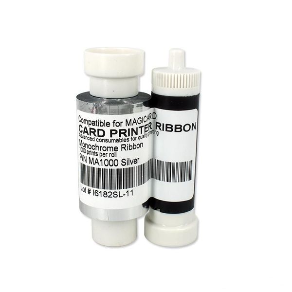 

new ribbon for magicard ma1000k silver print the number of sheets 1000 sheets