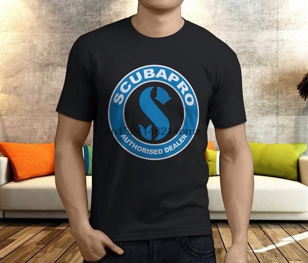 

new cool scubapro подводное оборудование мужчины черная футболка s-3xl