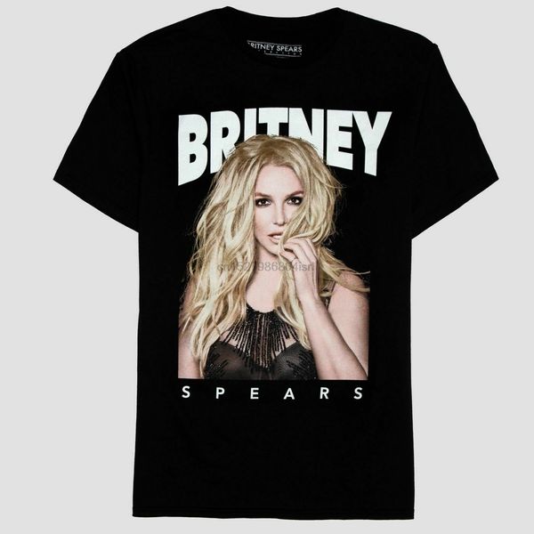 

mens britney spears short sleeve graphic t-shirt - lava stone black