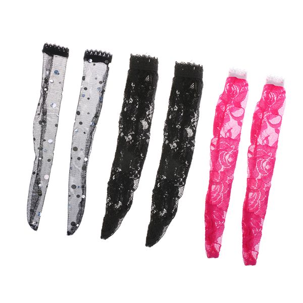 

3 pairs 1/3 lace stockings socks for sd dz dod bjd dollfie dolls accessories