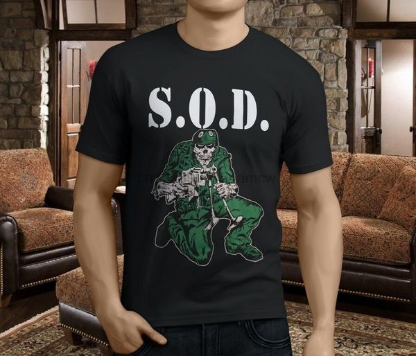 

new cool sod sod schism tour thin punk hardcore men's black t-shirt size s-3xl