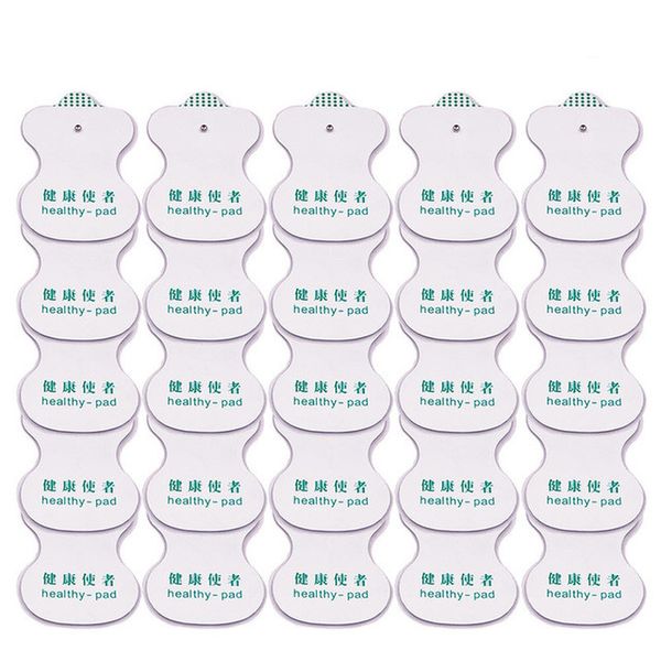 

electric massagers 30/20/10pcs self adhesive replacement tens electrode pads square muscle stimulator digital machine massager sticker