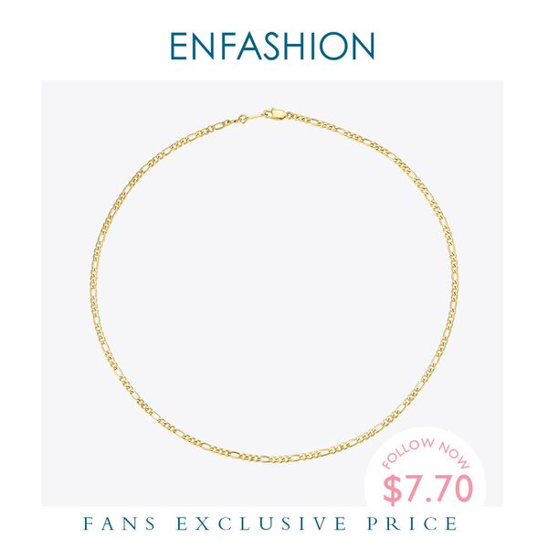 

enfashion link chain choker necklace for women gold color stainless steel femme dropshipping fashion jewelry collares p203067 0927, Silver