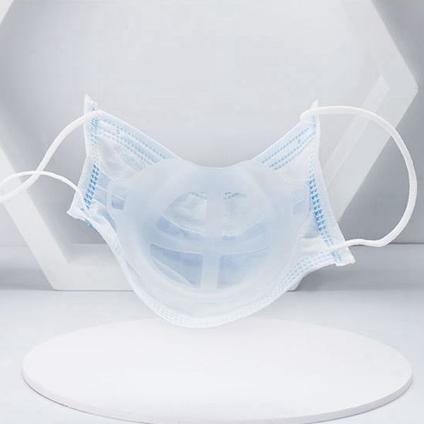 

dhl 6 styles 3d silicone mask bracket lipstick protection stand mask inner support for enhancing breathing masks 2022