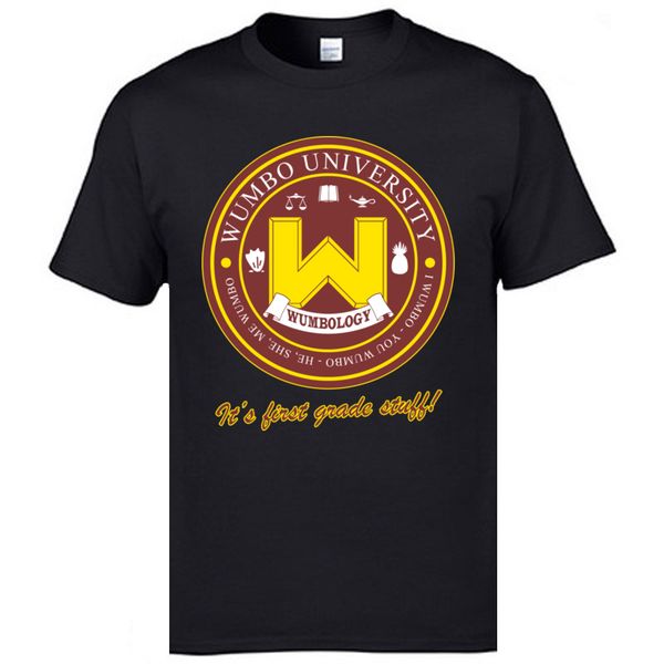 

wumbo university logo design t shirts black custom print leisure tee shirt tee shirts cotton summer team tshirts