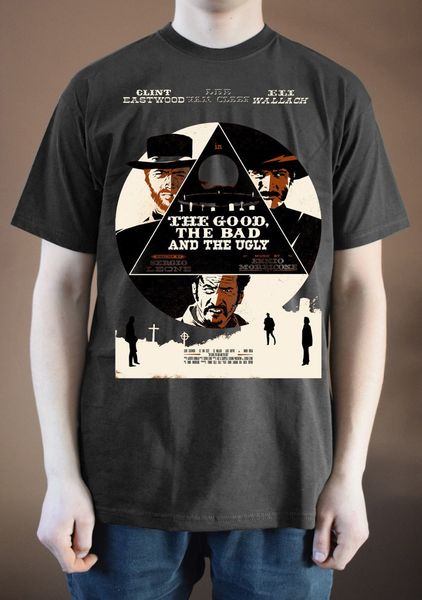 

the good, the bad and the ugly ver. 4 poster t-shirt summer clothing cotton men men cool tees shirt